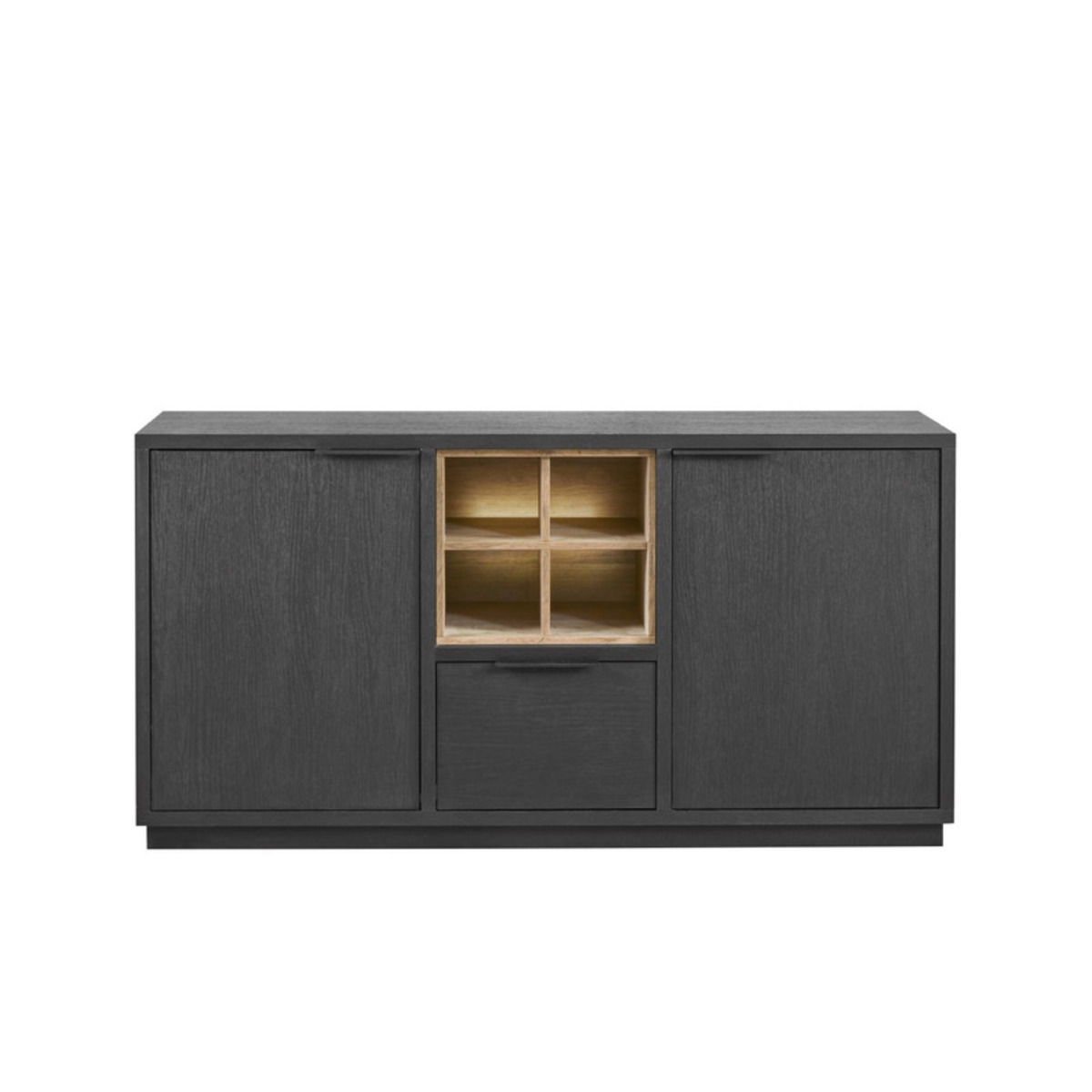 Dressoir Verdio - Zwart - Hout - Modern - Profijt Meubel