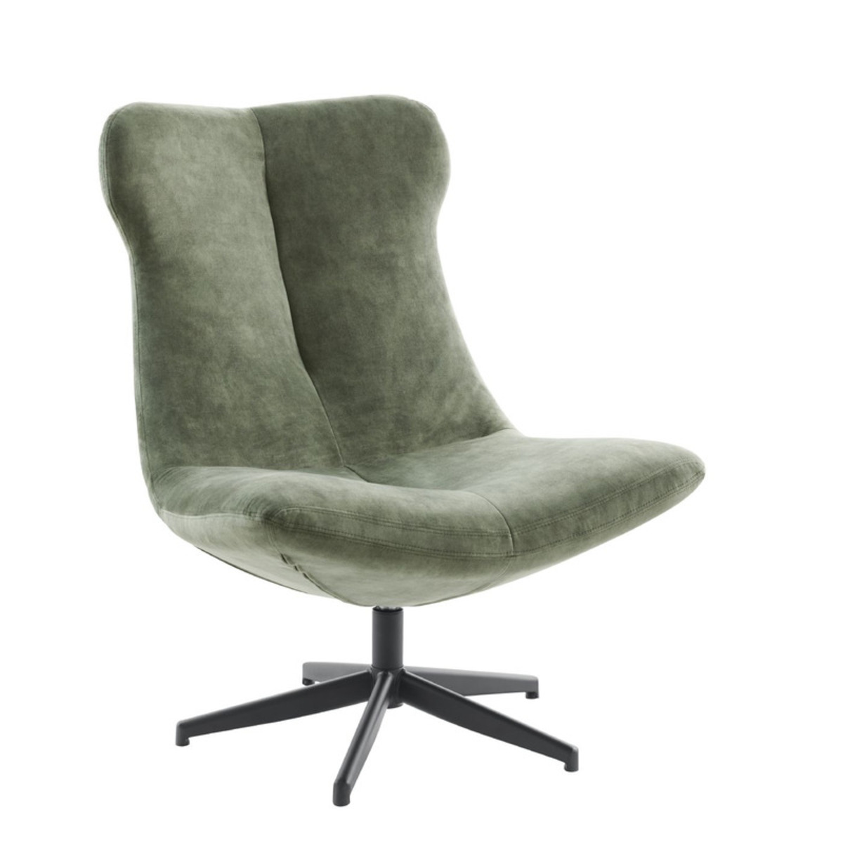 Fauteuil Inala - Zonder armleuning - Groen - Stof - Modern - Profijt Meubel
