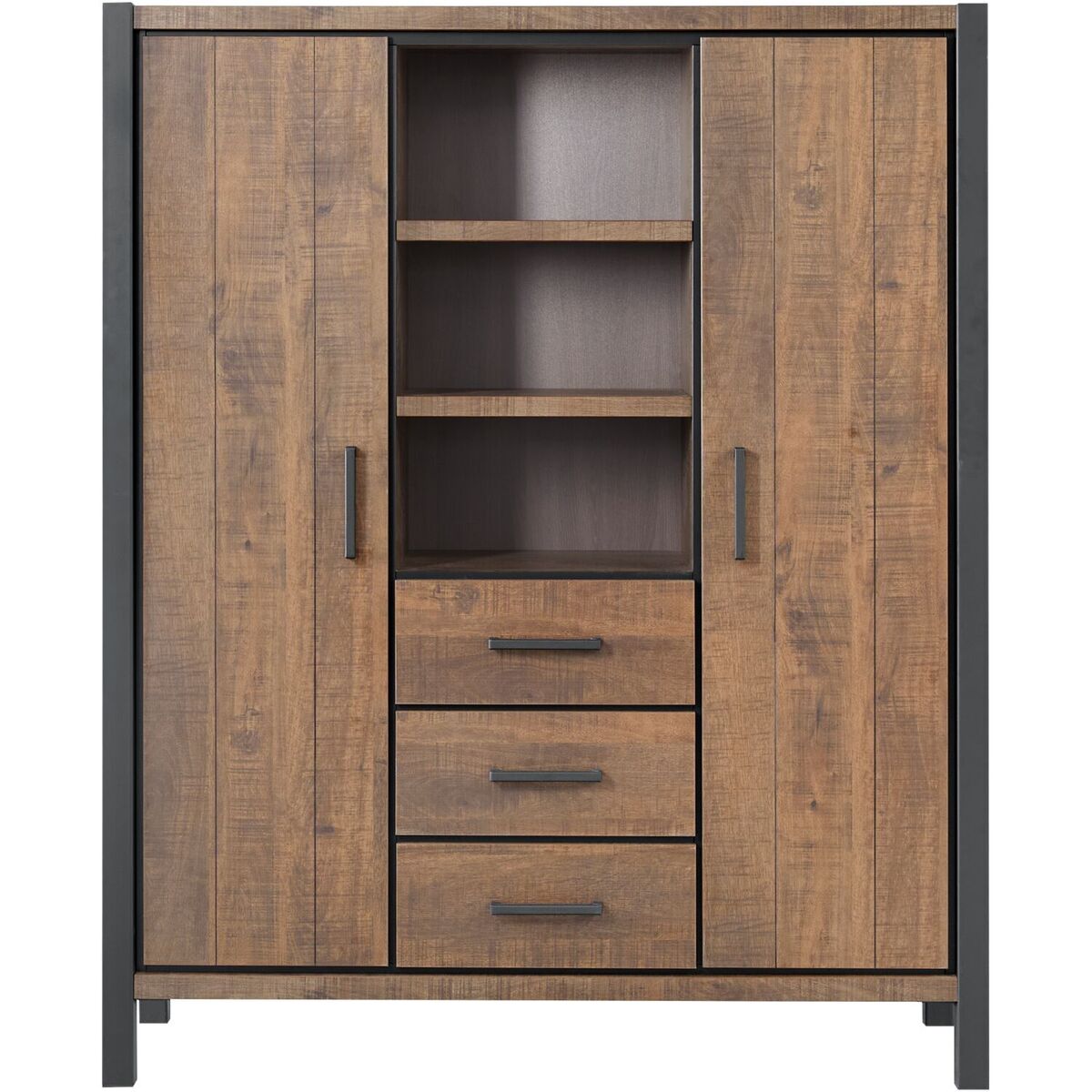 Bergkast Mantera - Bruin - Hout - Modern - Profijt Meubel