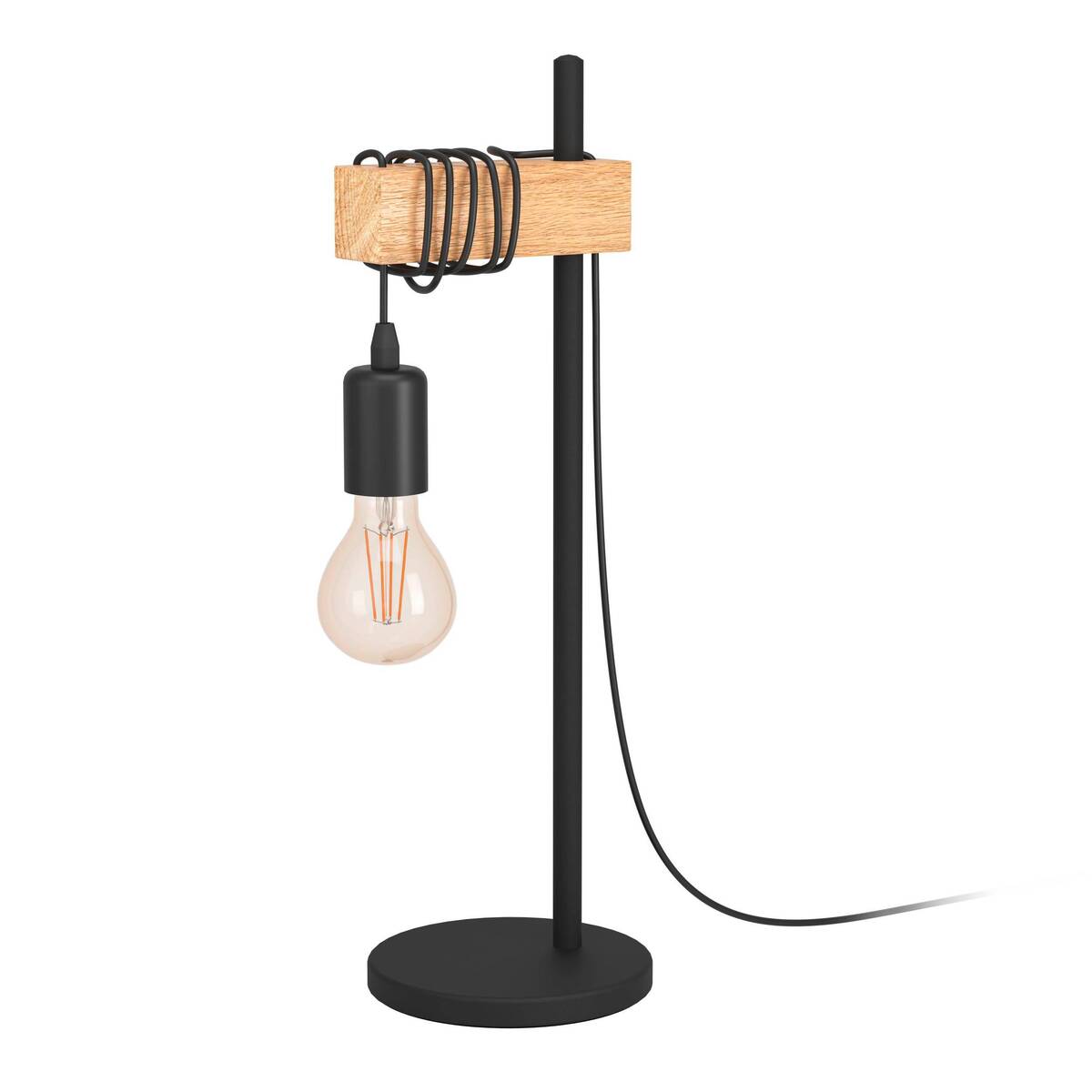 Tafellamp  Naturel Hout - Eglo