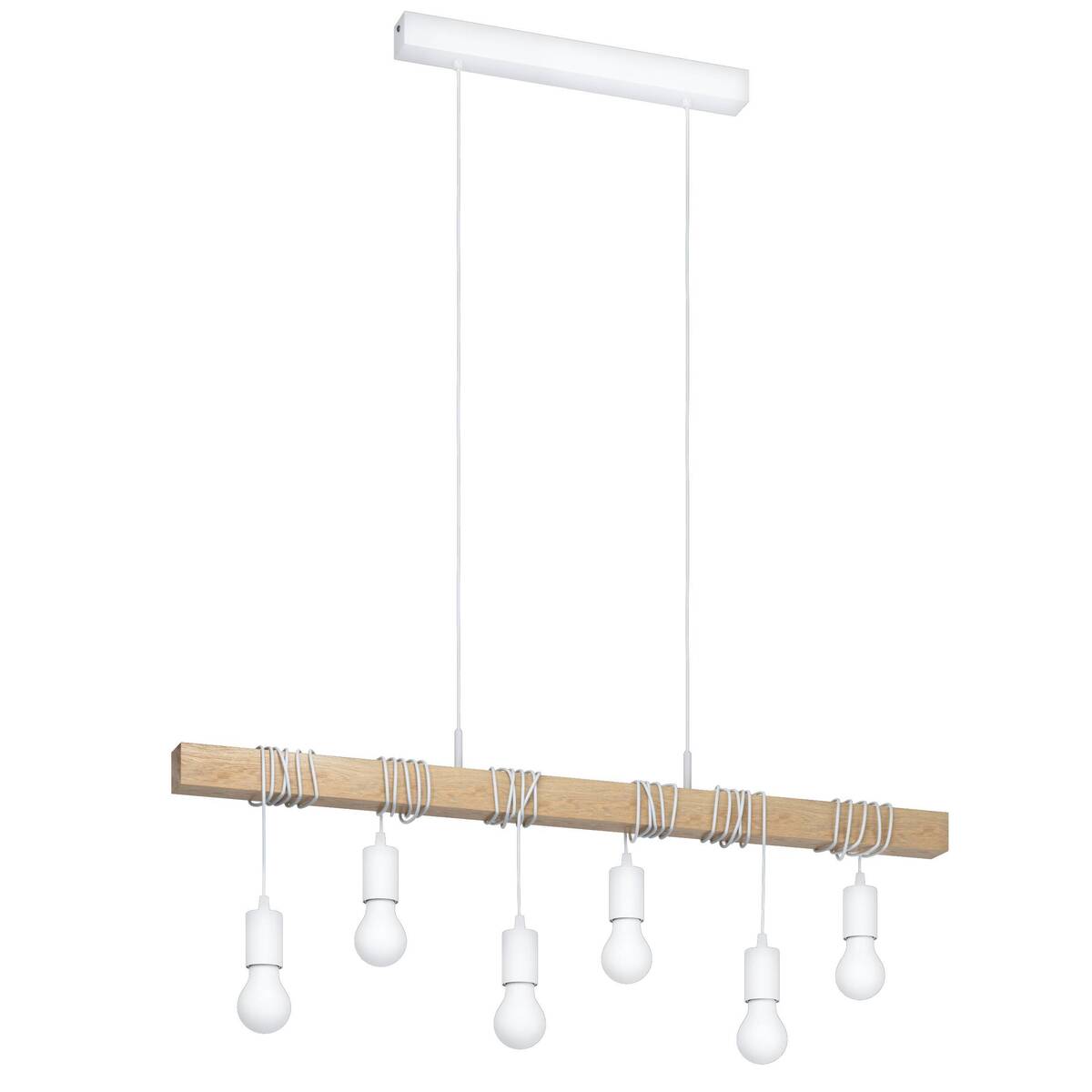 Hanglamp  Naturel Hout - Eglo