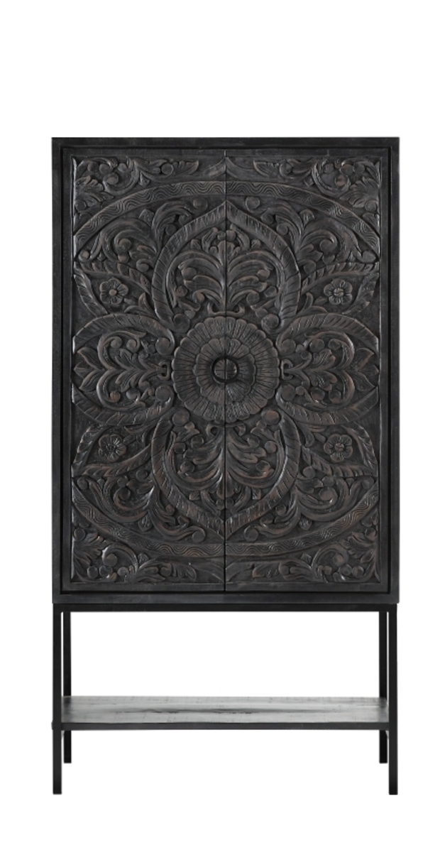 Bergkast Montclair - Zwart - Hout - Modern - Profijt Meubel