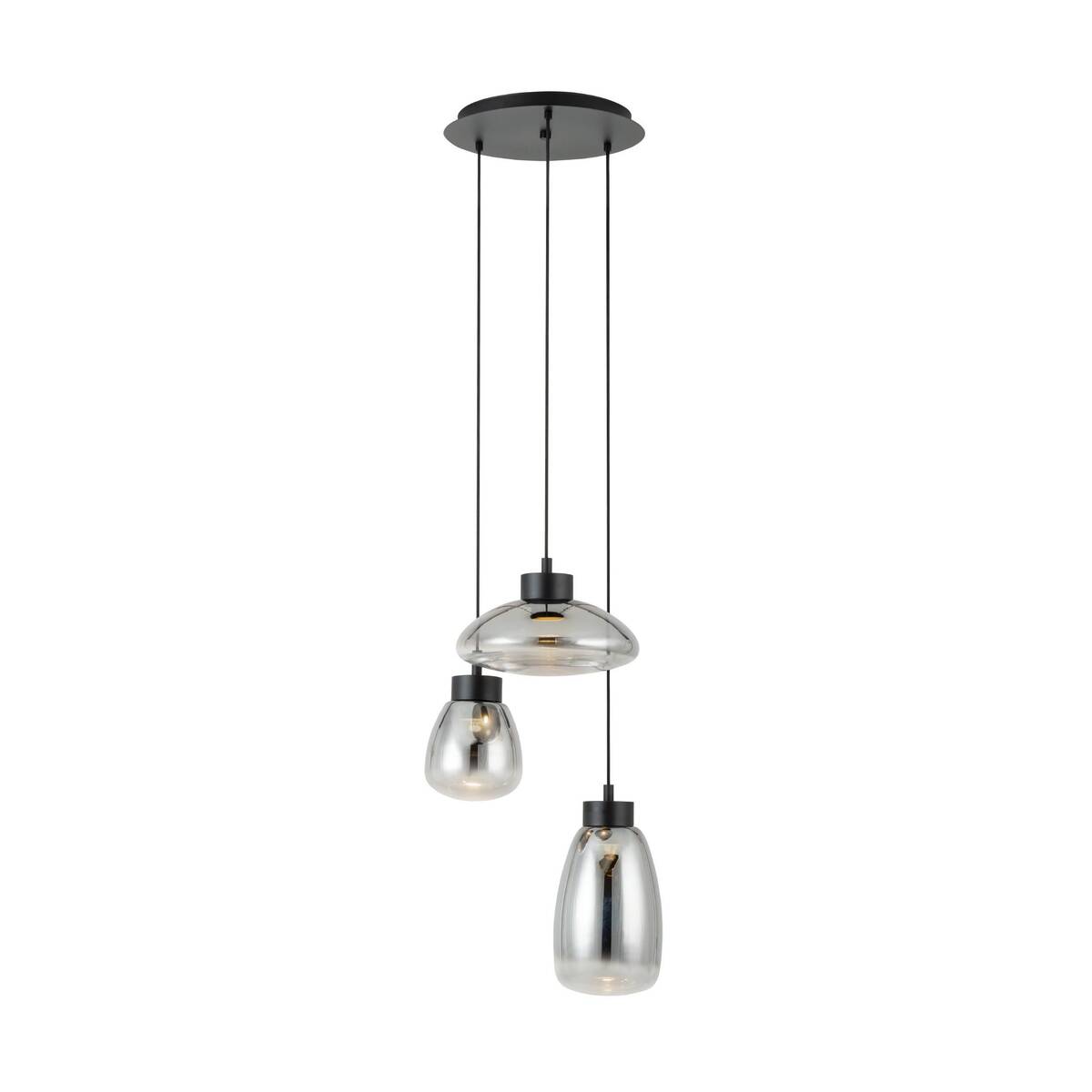 Decoratie  Zwart - Glas - Eglo