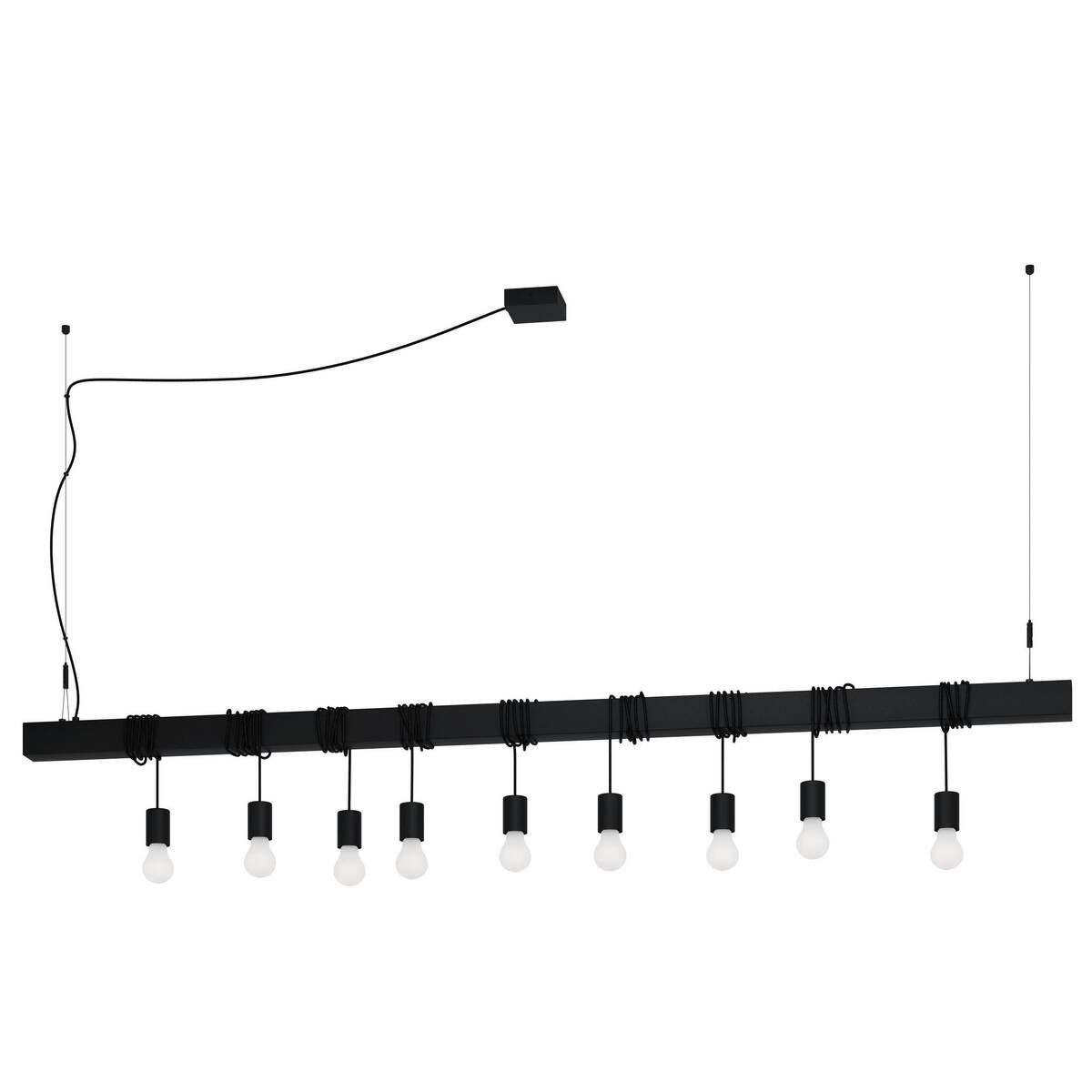 Decoratie  Zwart - Metaal - Eglo