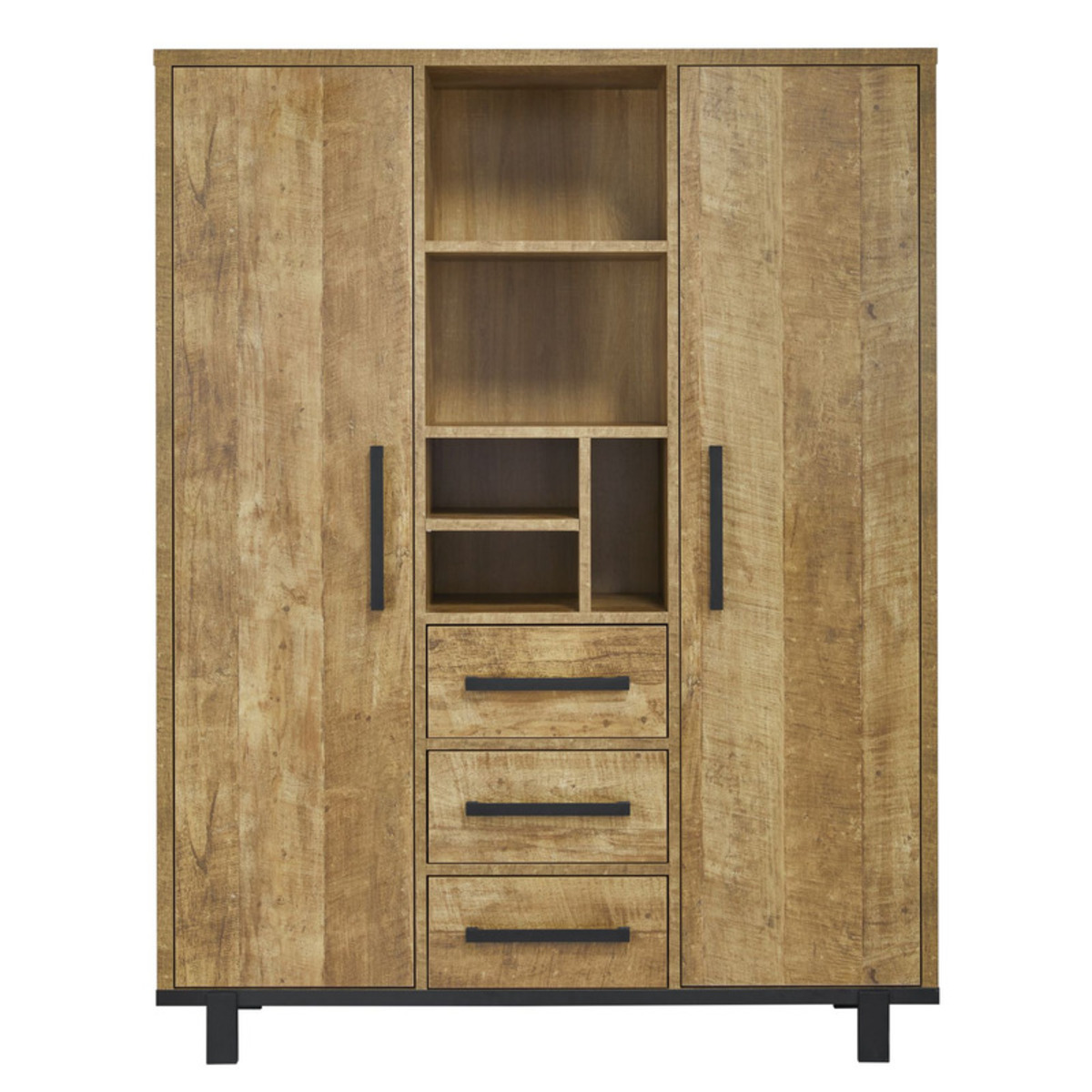 Bergkast Glenvar - Bruin - Hout - Modern - Profijt Meubel