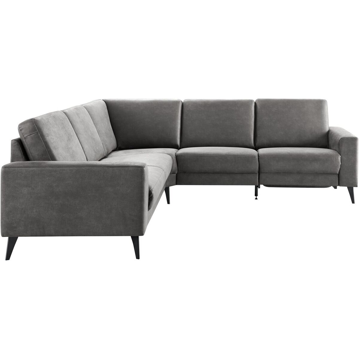 Hoekbank Nyborg - - Grijs - Stof - Modern - Profijt Meubel