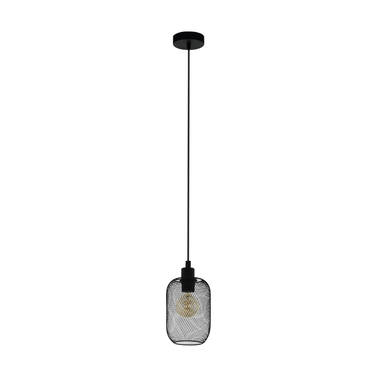 Hanglamp  Zwart - Metaal - Eglo