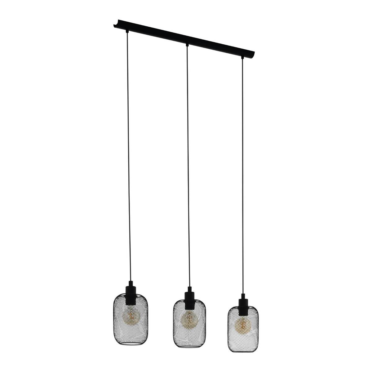 Hanglamp  Zwart - Metaal - Eglo