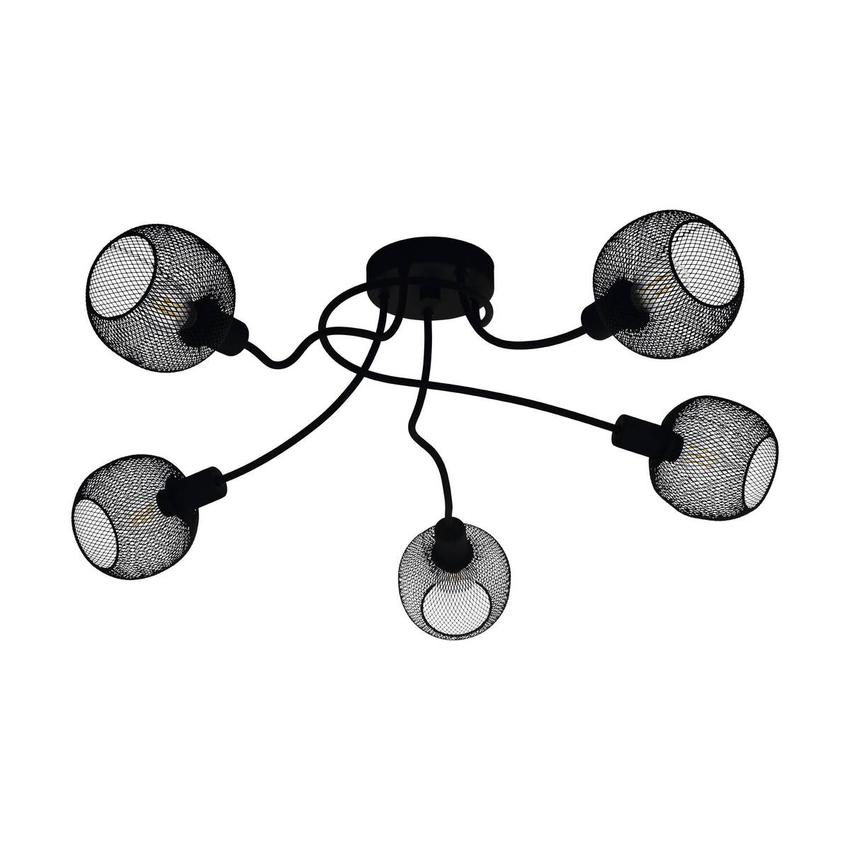 Hanglamp  Zwart - Metaal - Eglo