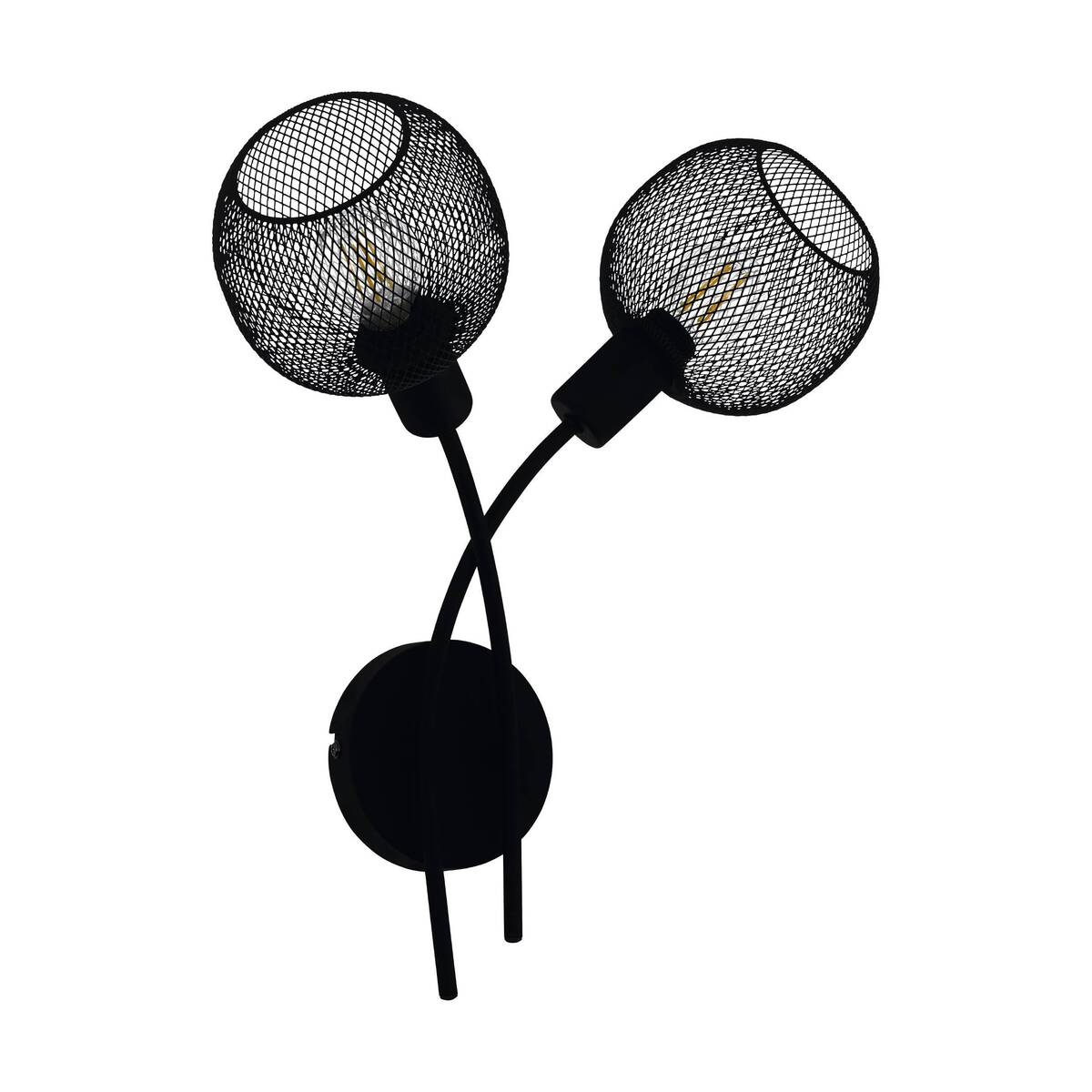 Wandlamp  Zwart - Metaal - Eglo