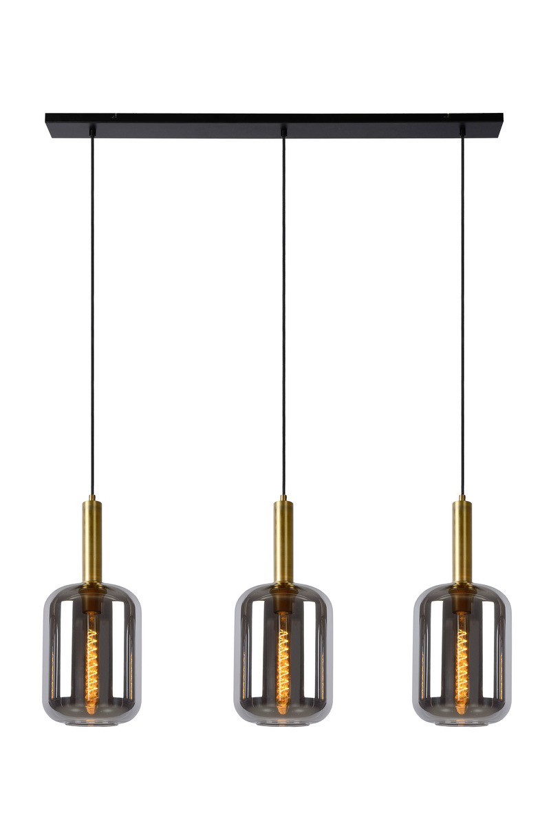 Hanglamp Joanet Zwart - Metaal - Lucide