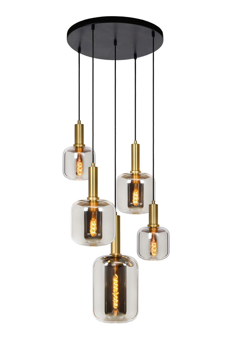Hanglamp Joanet Transparant  - Glas - Lucide