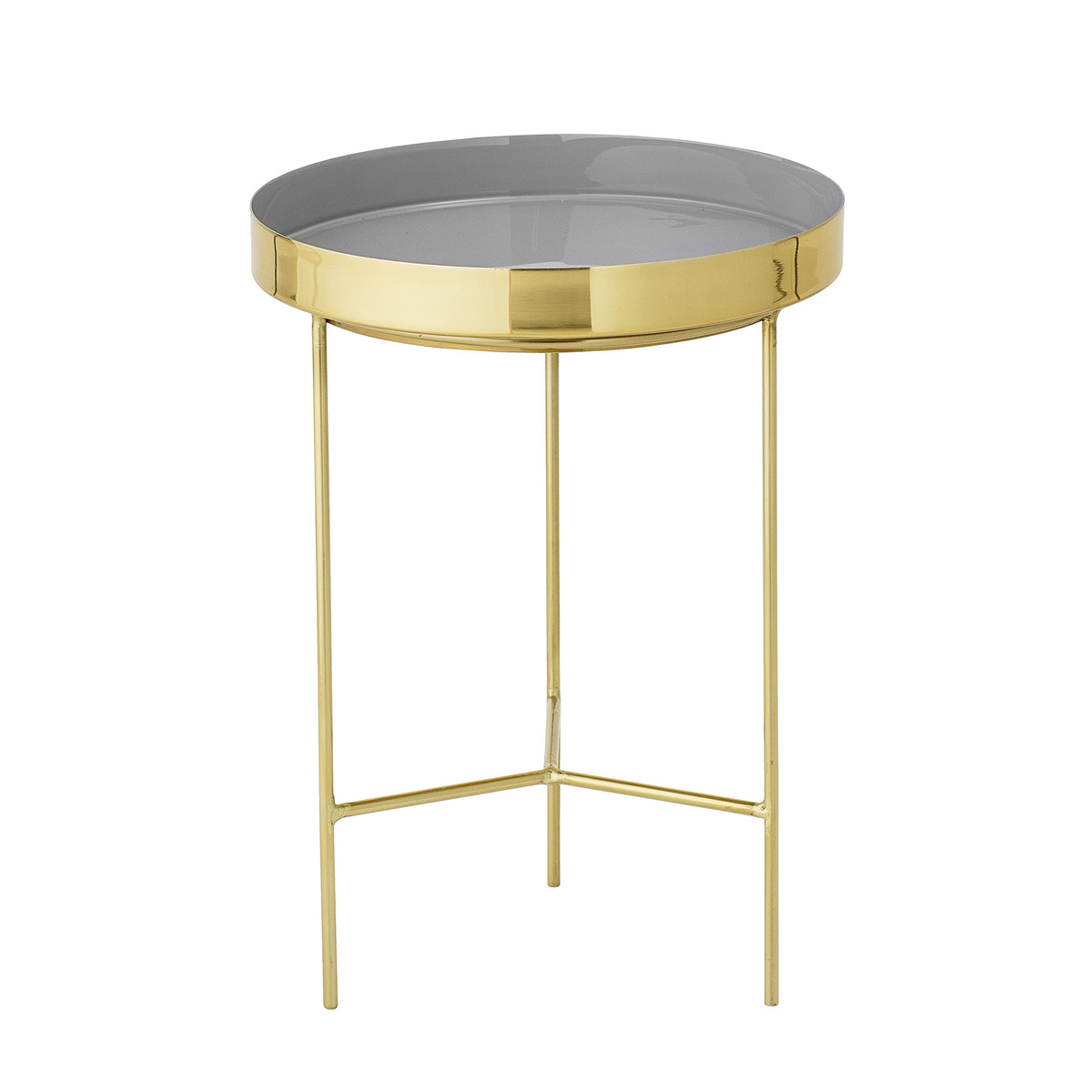 Bijzettafel  Grijs - Aluminium - Bloomingville