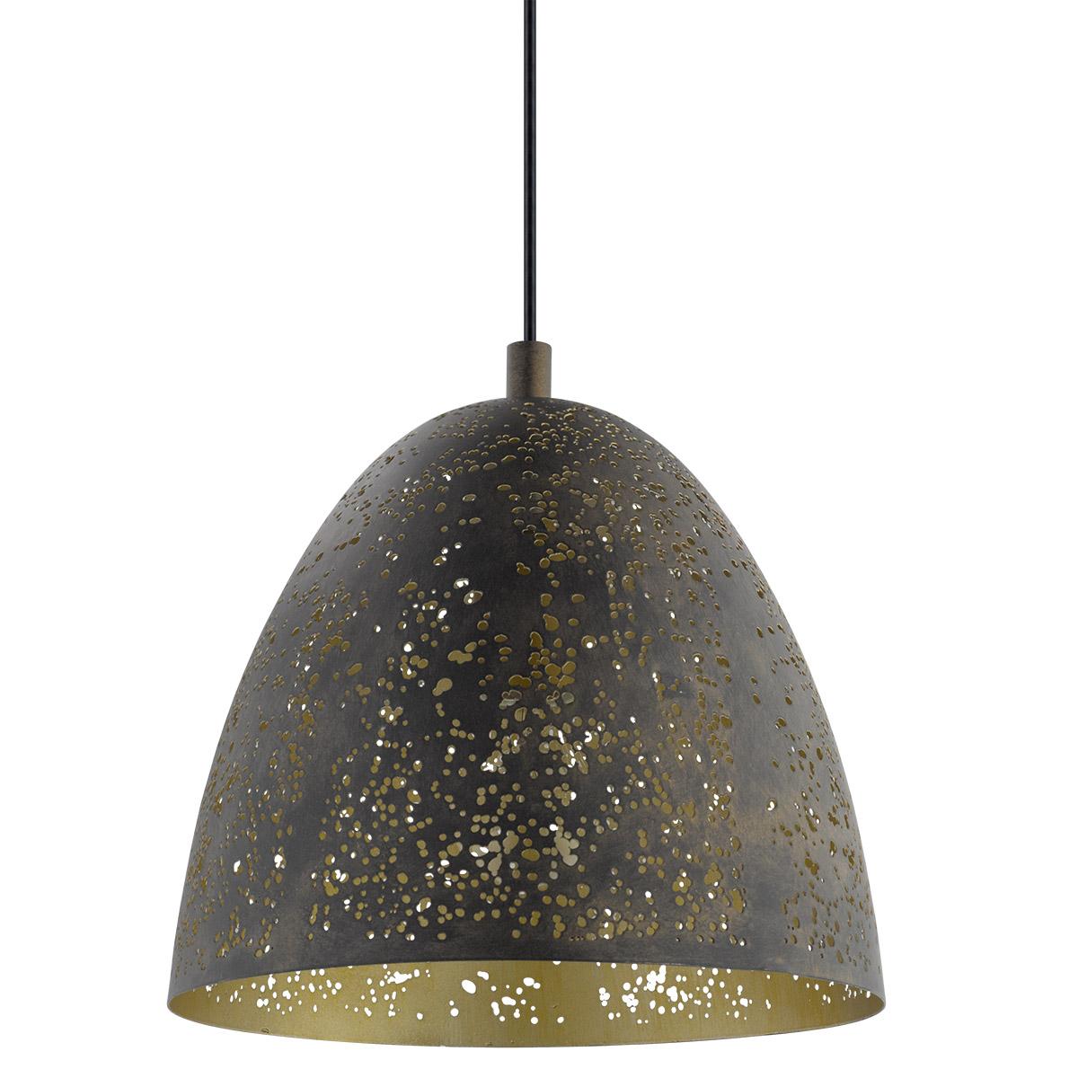 Hanglamp Safi Bruin - Metaal - Eglo