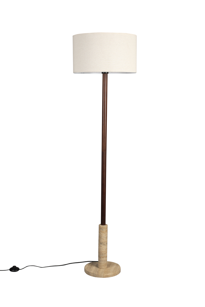 Vloerlamp Jackson Naturel - Linnen - Dutchbone