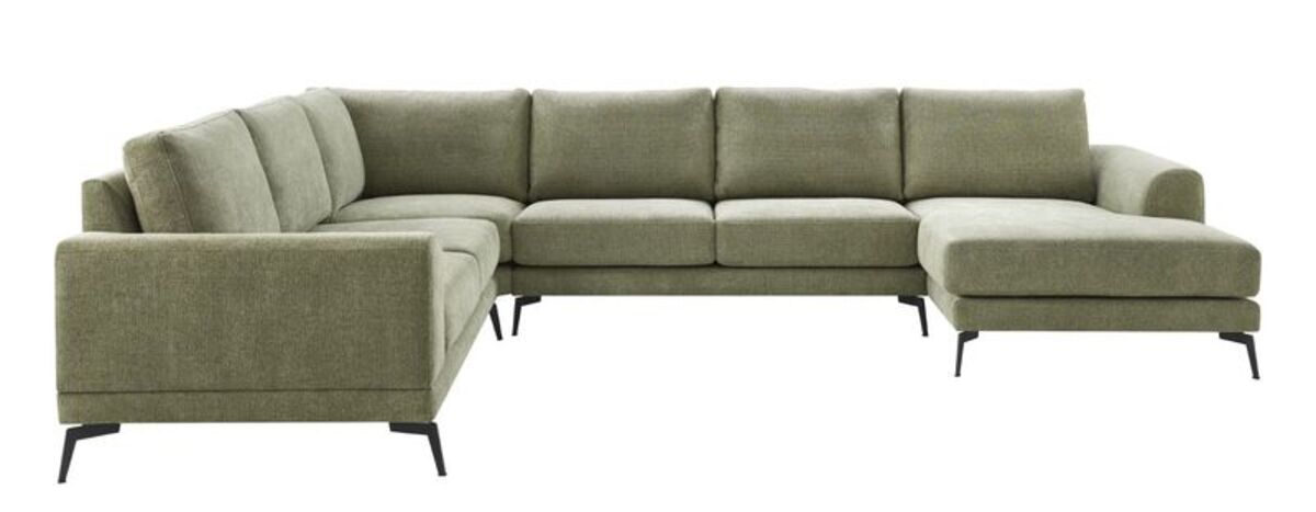 Hoekbank Flandria - - Groen - Stof - Modern - Profijt Meubel