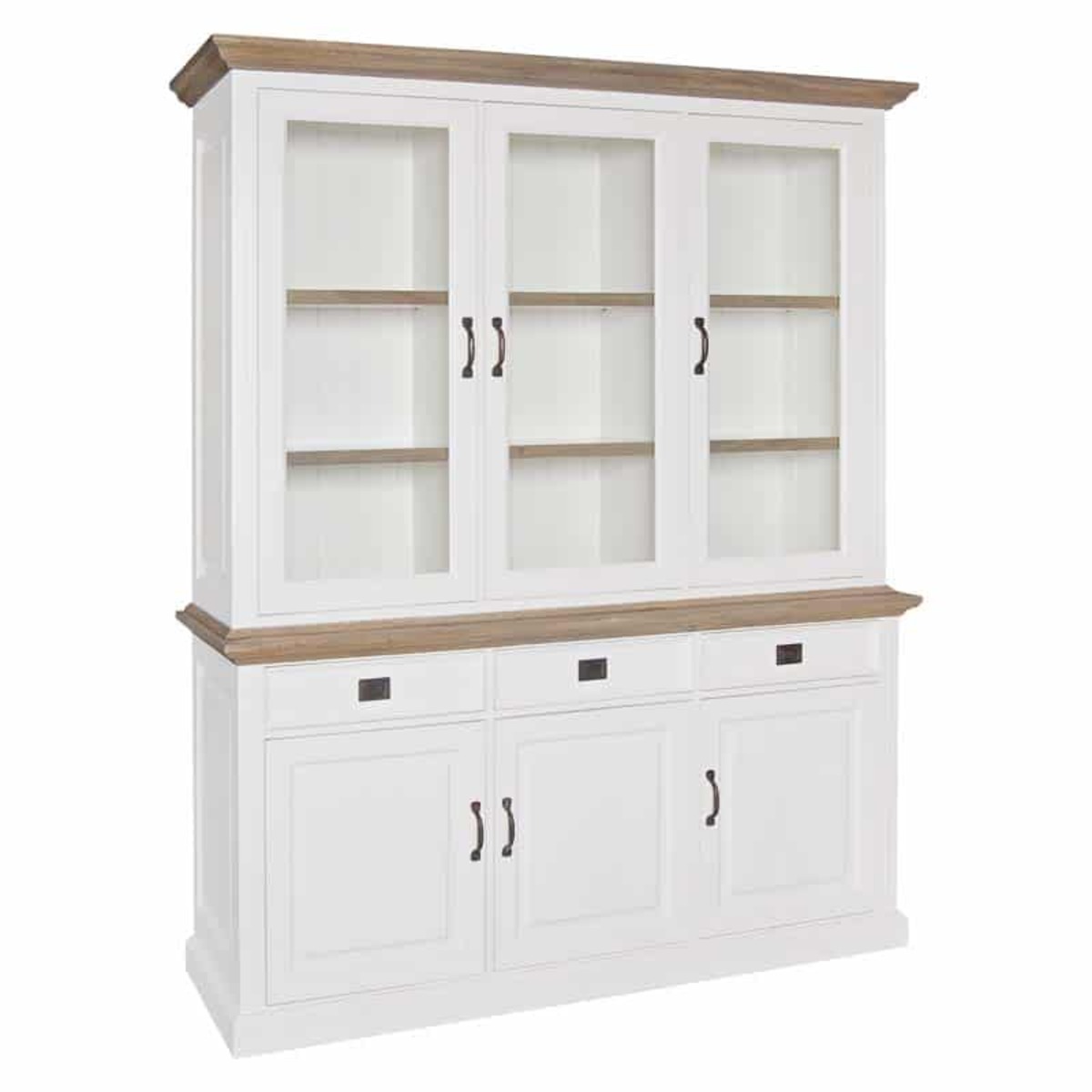 Bergkast Oakdale Wit - Eiken - Richmond Interiors