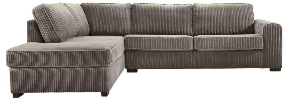 Hoekbank Pomasi - - Bruin - Stof - Modern - Profijt Meubel