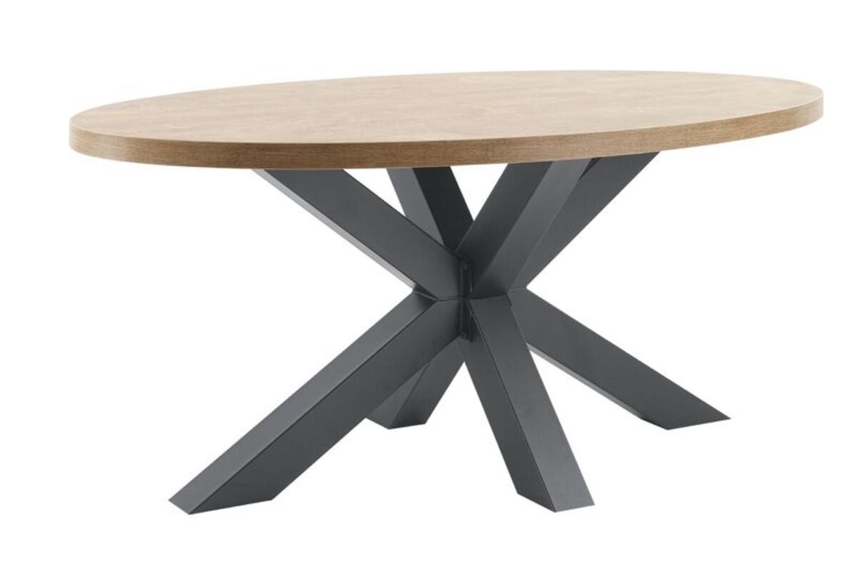 Eetkamertafel Silvares - Bruin - Hout - Modern - Profijt Meubel