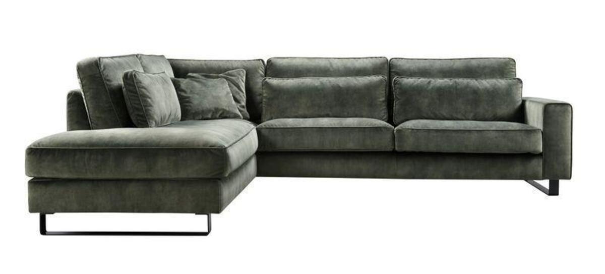 Hoekbank Coventry - - Groen - Stof - Modern - Profijt Meubel