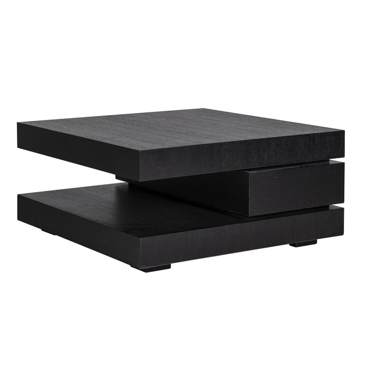 Salontafel Oakura Zwart - Eiken - Richmond Interiors