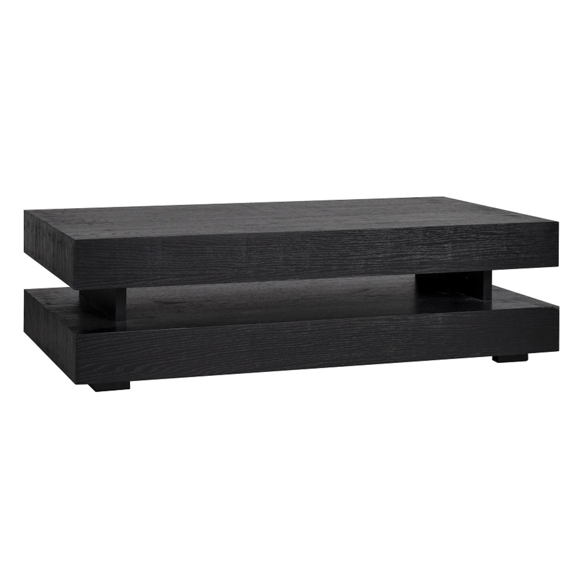 Salontafel Oakura Zwart - Eiken - Richmond Interiors
