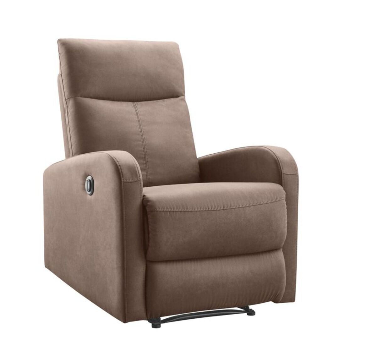Fauteuil Medway - Elektrisch - Armleuning - Taupe - Stof - Modern - Profijt Meubel