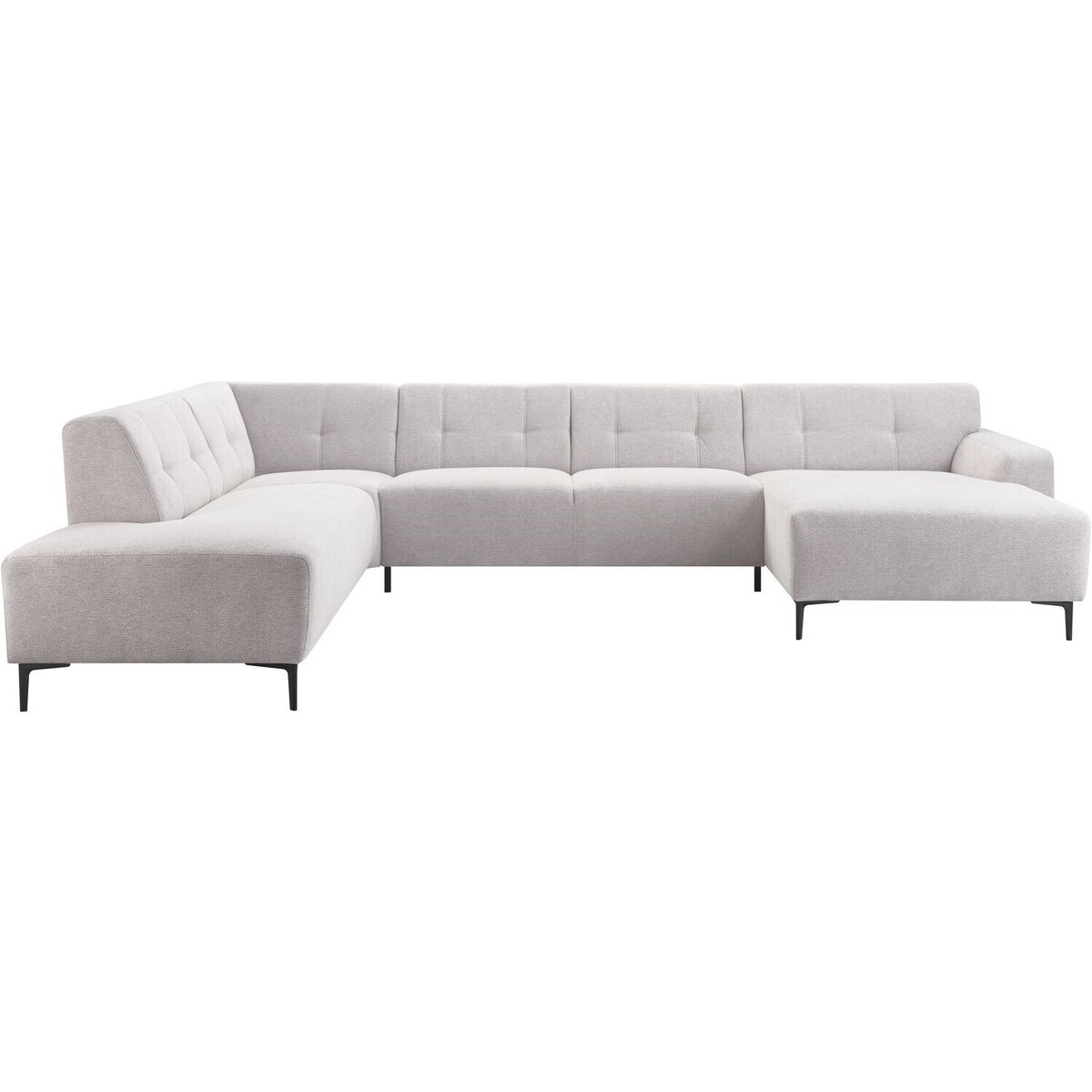 Hoekbank Tordera - - Grijs - Stof - Modern - Profijt Meubel