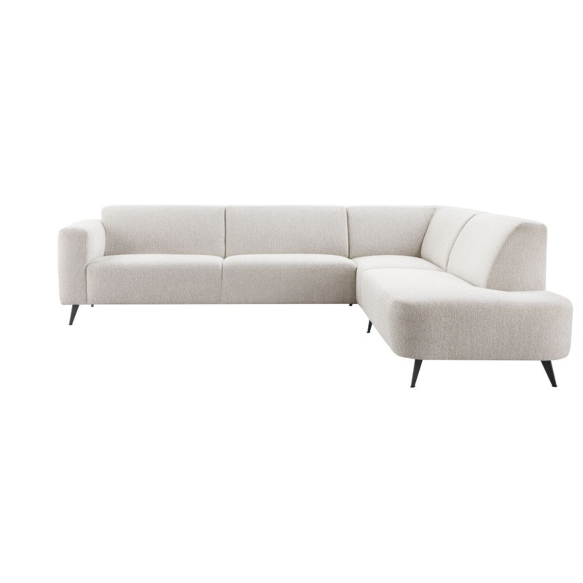 Hoekbank Micco - - Grijs - Stof - Modern - Profijt Meubel