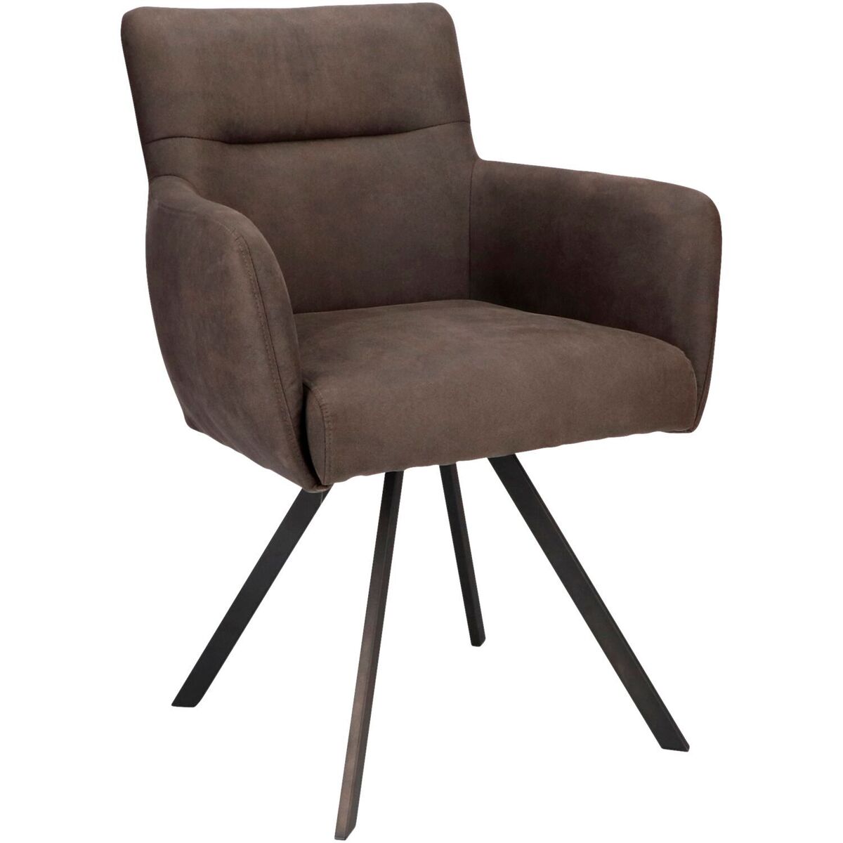 Fauteuil Kells - Armleuning - Grijs - Stof - Modern - Profijt Meubel