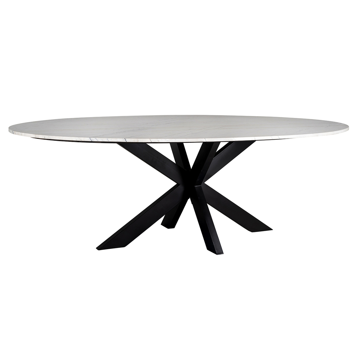 Eetkamertafel Lexington Ovaal Wit - Marmer - Richmond Interiors