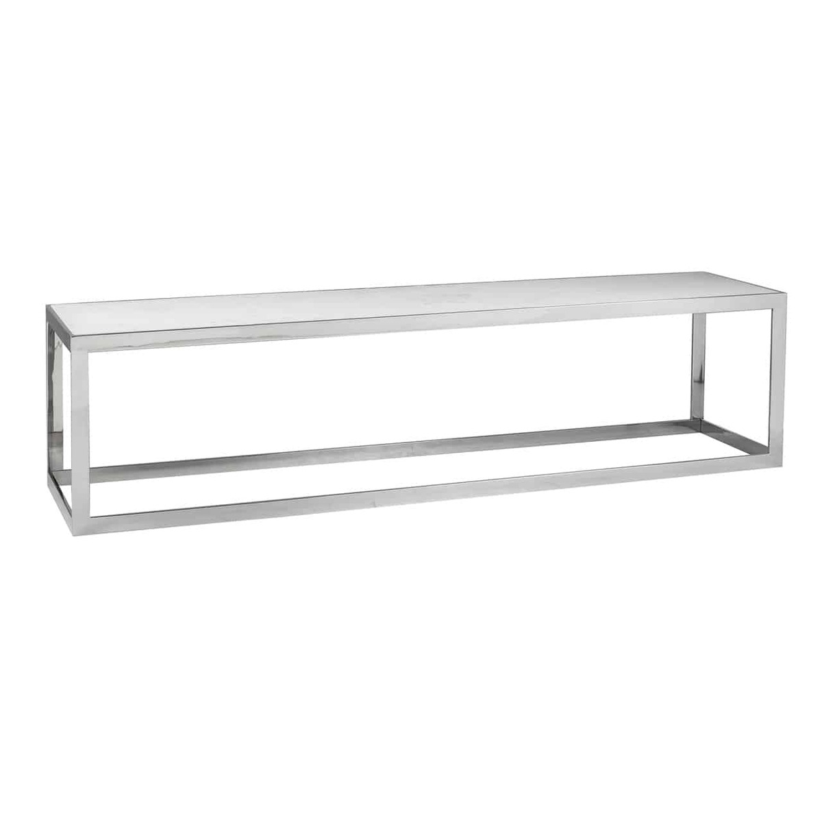 Tv-meubel Levanto Wit Zilver - Metaal - Richmond Interiors
