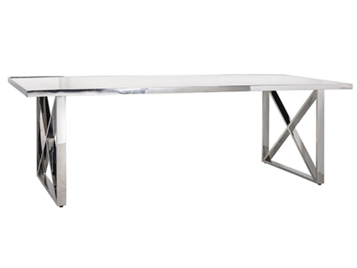 Eetkamertafel Levanto Wit - Metaal - Richmond Interiors