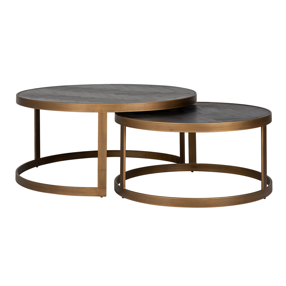 Salontafel Blackbone Brass Zwart - Metaal - Richmond Interiors