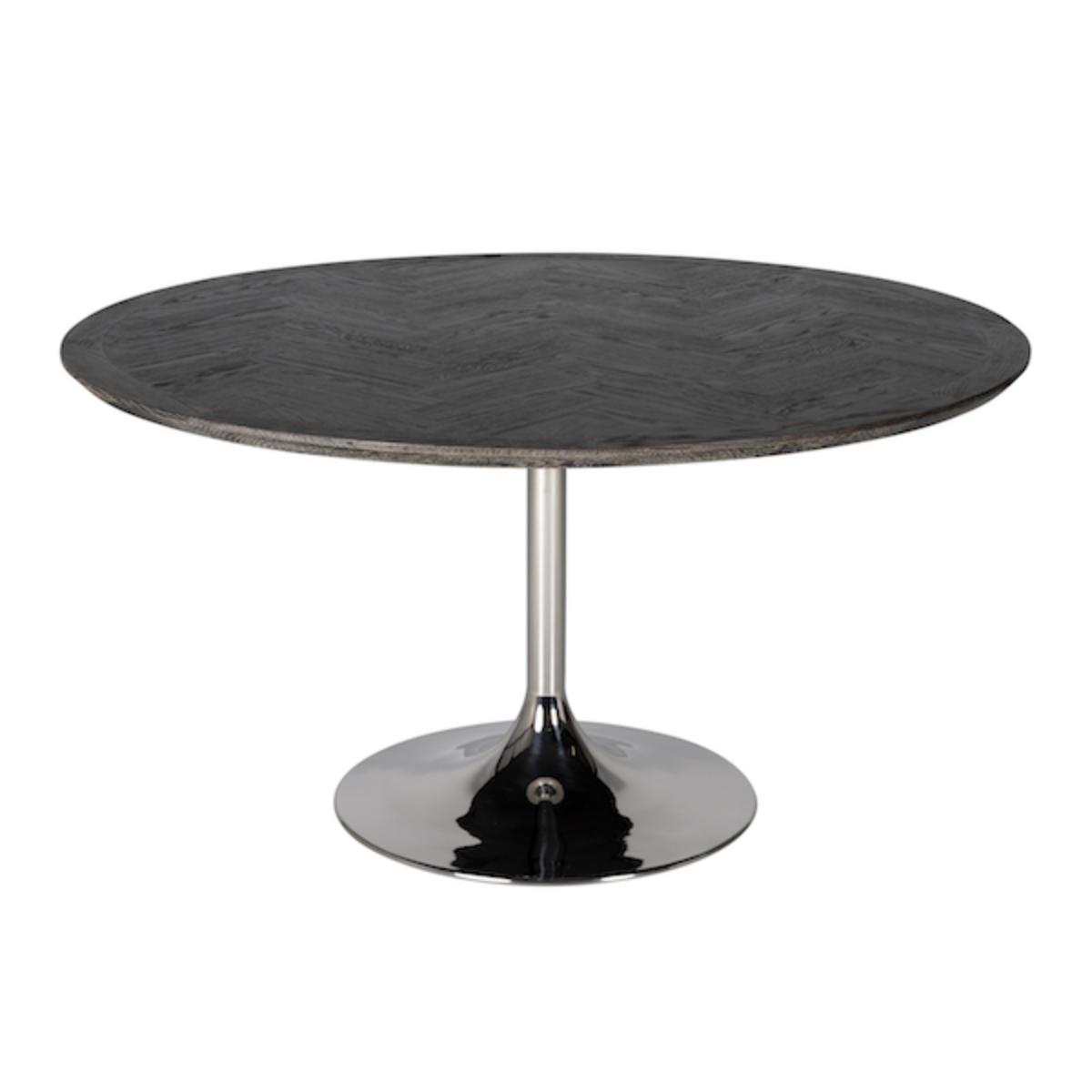 Eetkamertafel Blackbone Silver Zwart - Eiken - Richmond Interiors