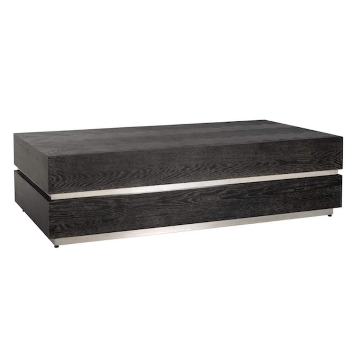 Salontafel Blackbone Silver Zwart - Hout - Richmond Interiors
