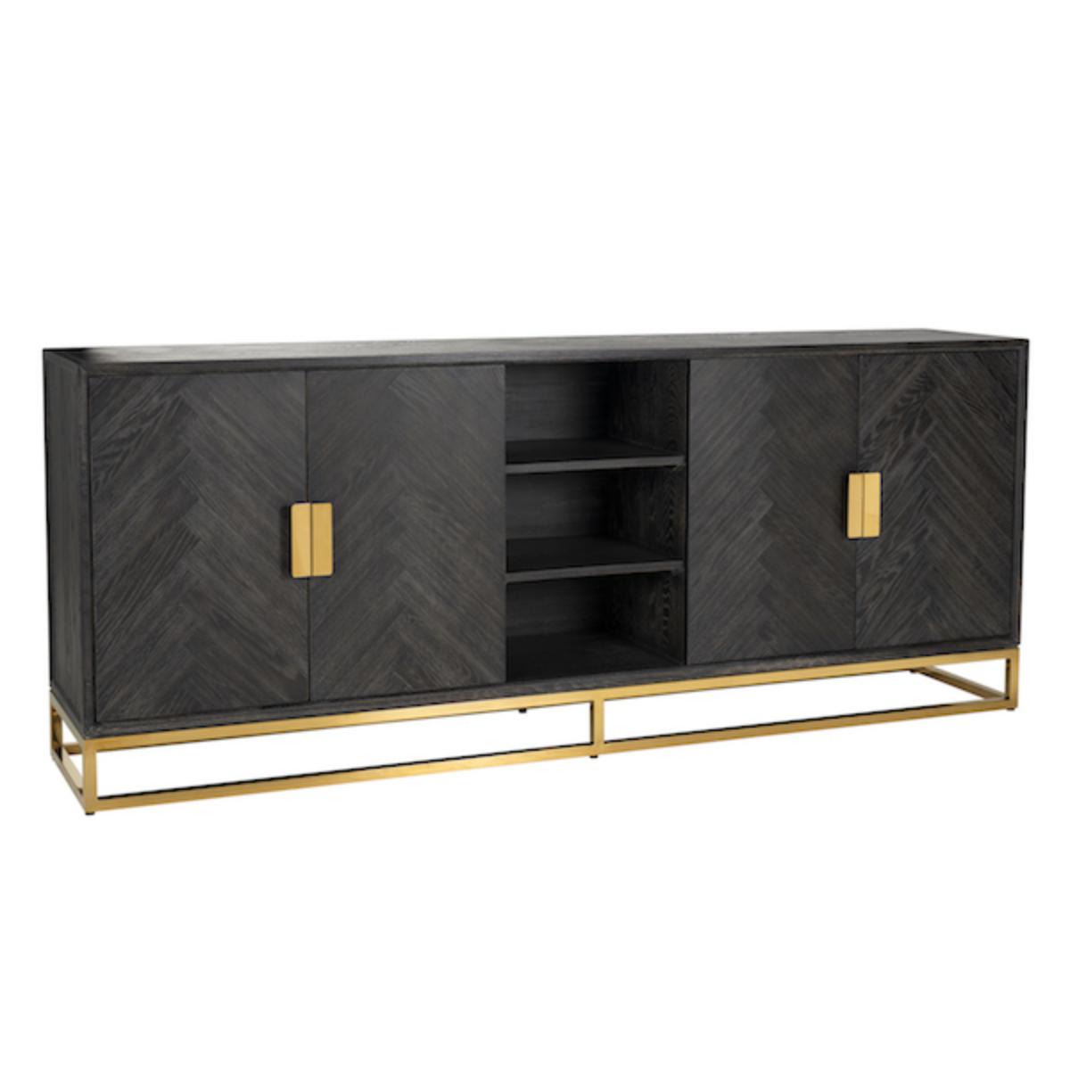 Dressoir Blackbone Zwart - Hout - Richmond Interiors