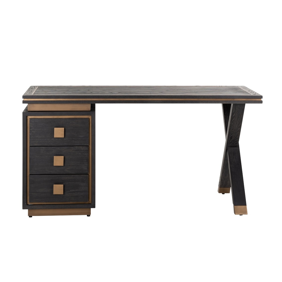 Bureau Hunter Zwart - Eiken - Richmond Interiors