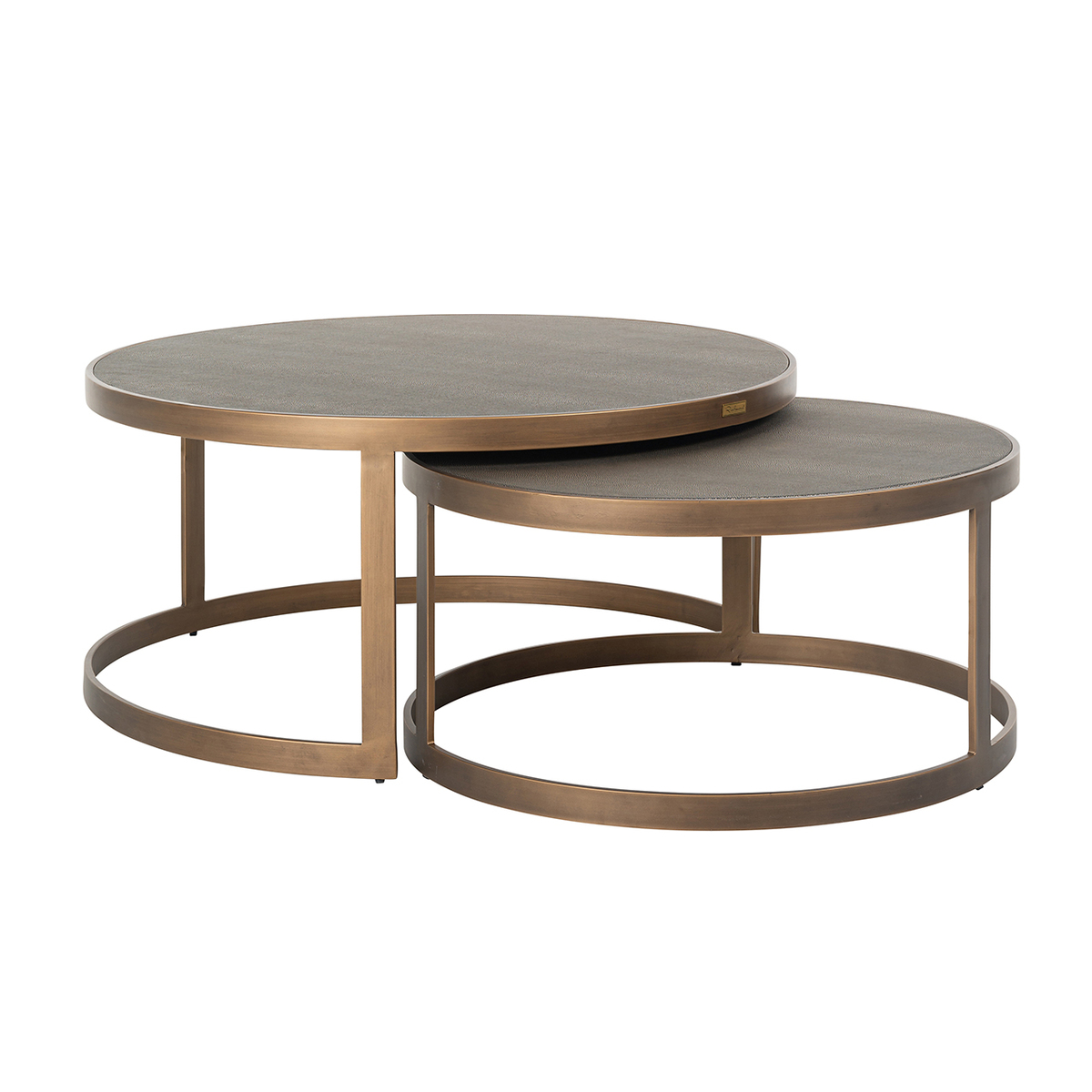 Salontafel Bloomville Zwart Goud - Eiken - Richmond Interiors