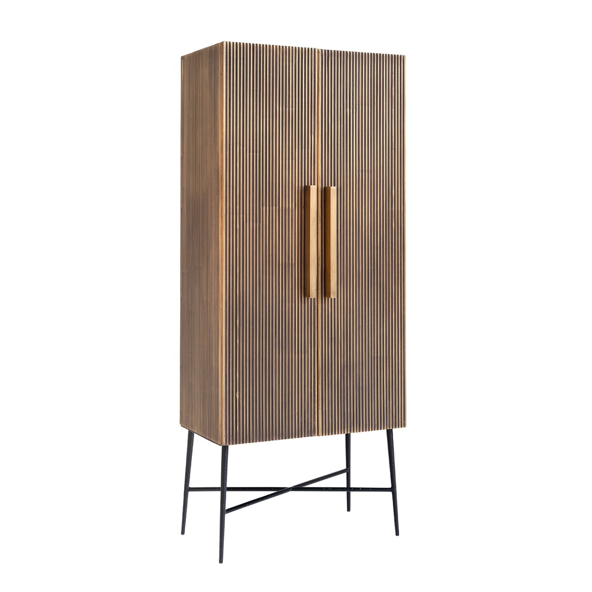 Bergkast Ironville Bruin Brons - Metaal - Richmond Interiors