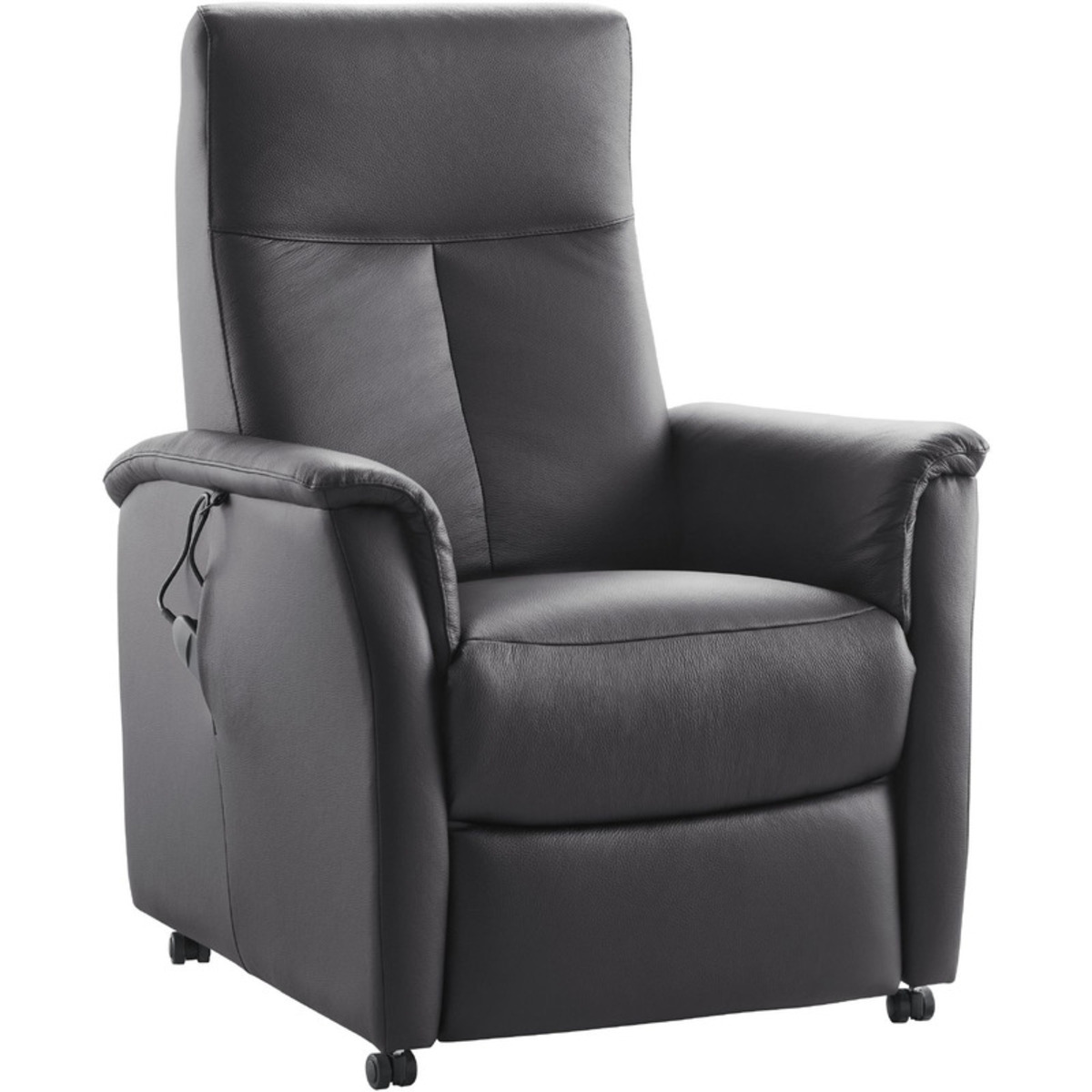 Fauteuil Waver - Elektrisch - Armleuning - Zwart - Microfiber - Modern - Profijt Meubel