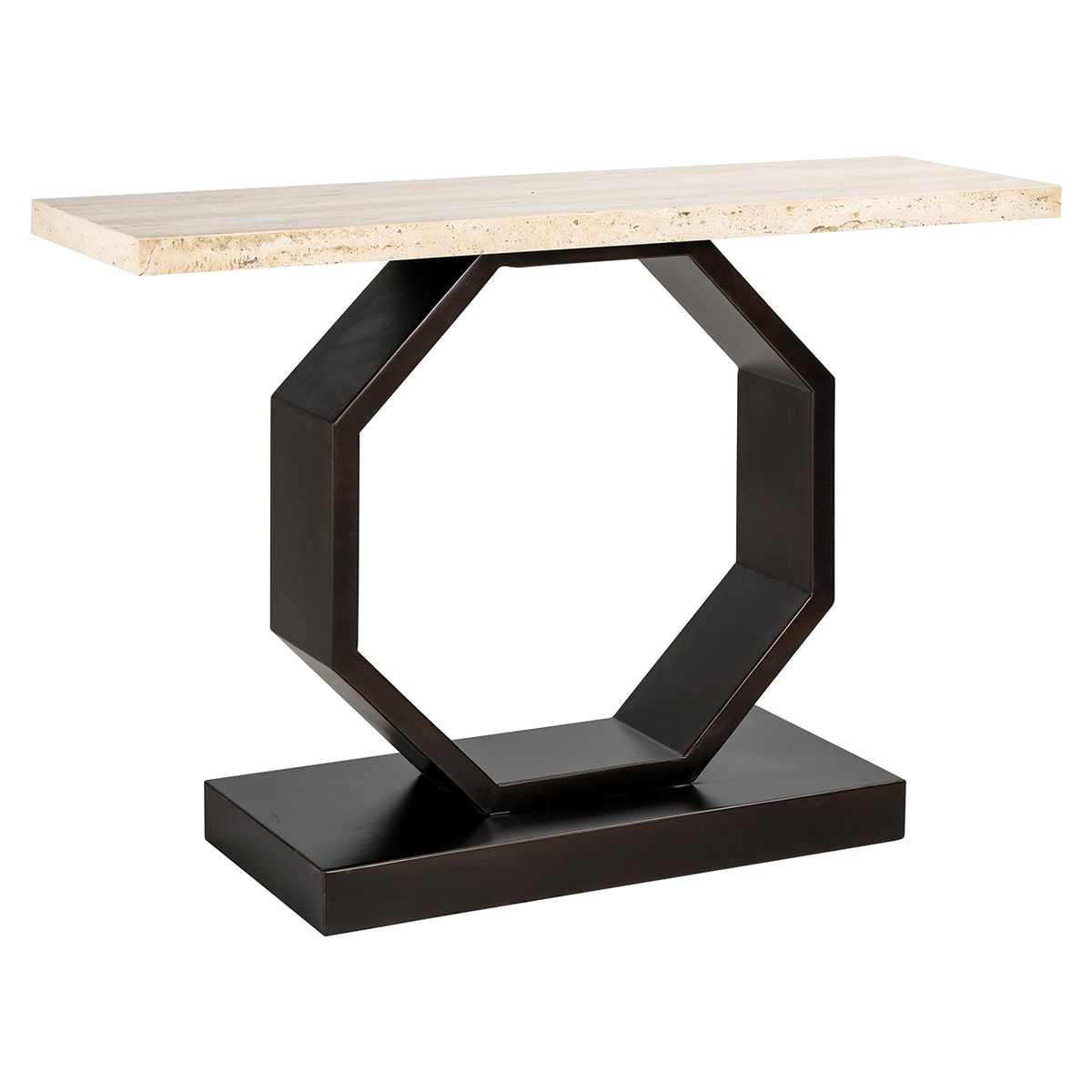 Sidetable Avalon Bruin Naturel - Metaal - Richmond Interiors