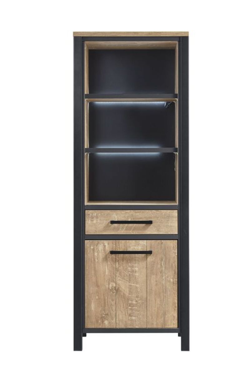 Boekkast Mendiga - Bruin - Hout - Modern - Profijt Meubel