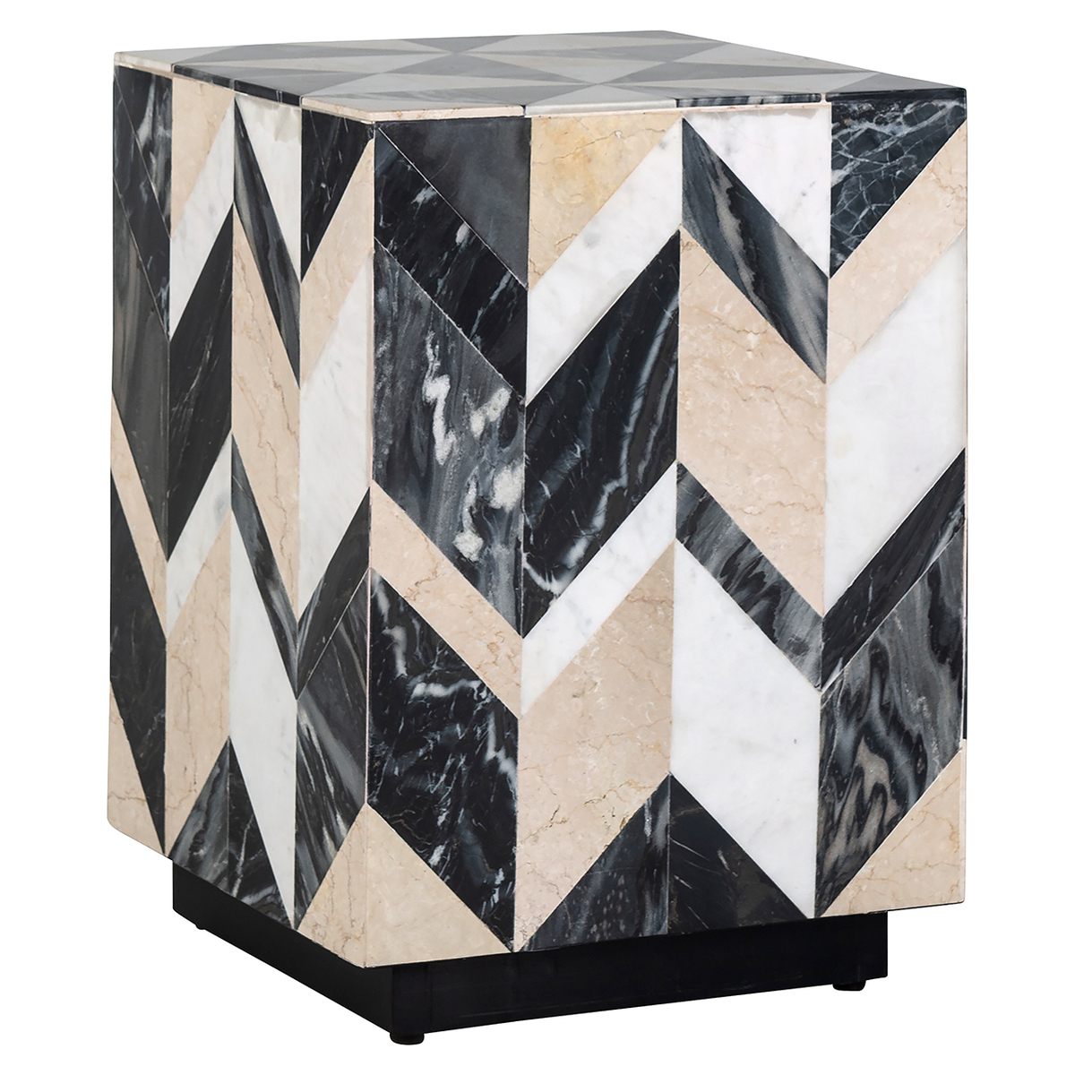 Bijzettafel Rostelli Zwart - Marmer - Richmond Interiors