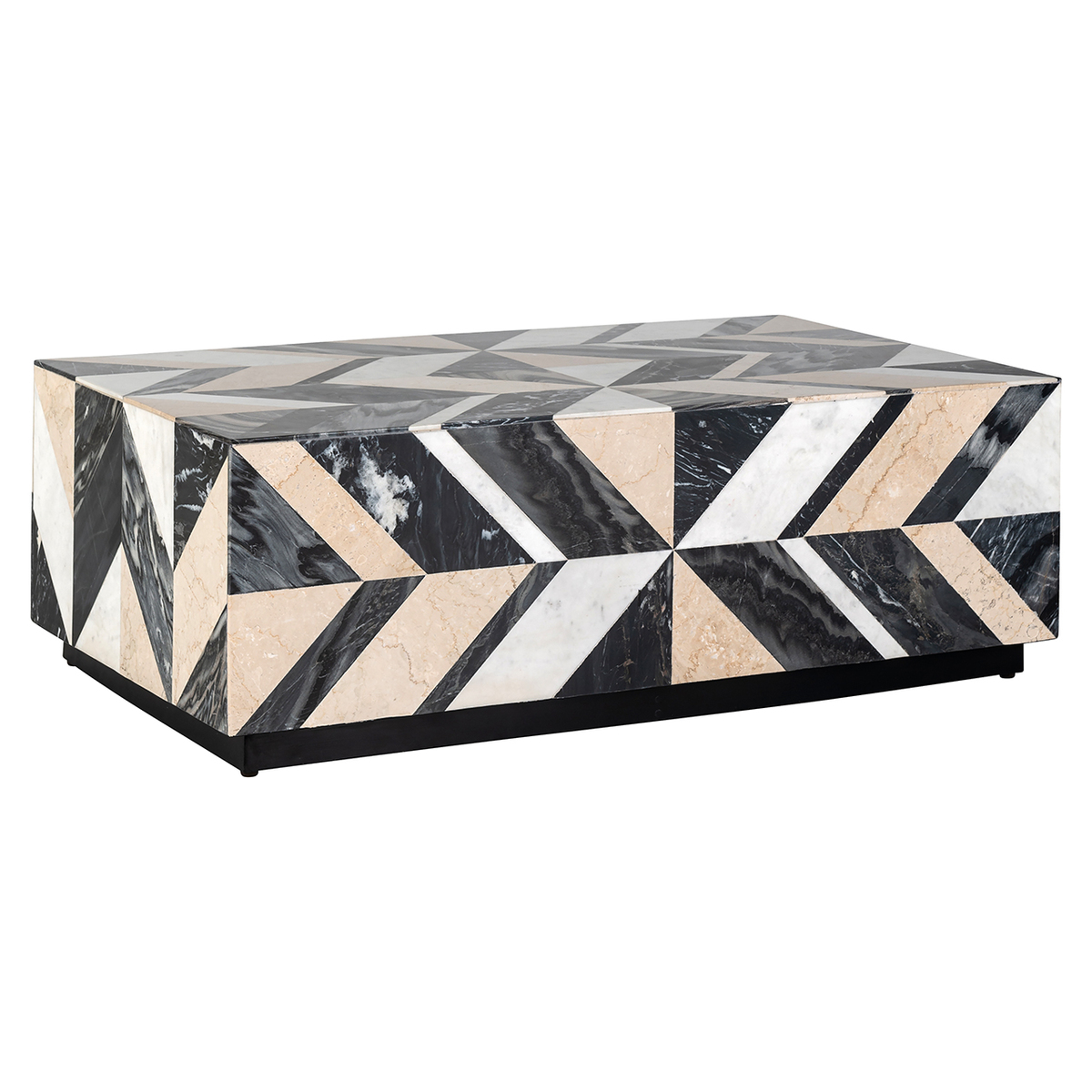 Salontafel Rostelli Zwart  - Hout - Richmond Interiors