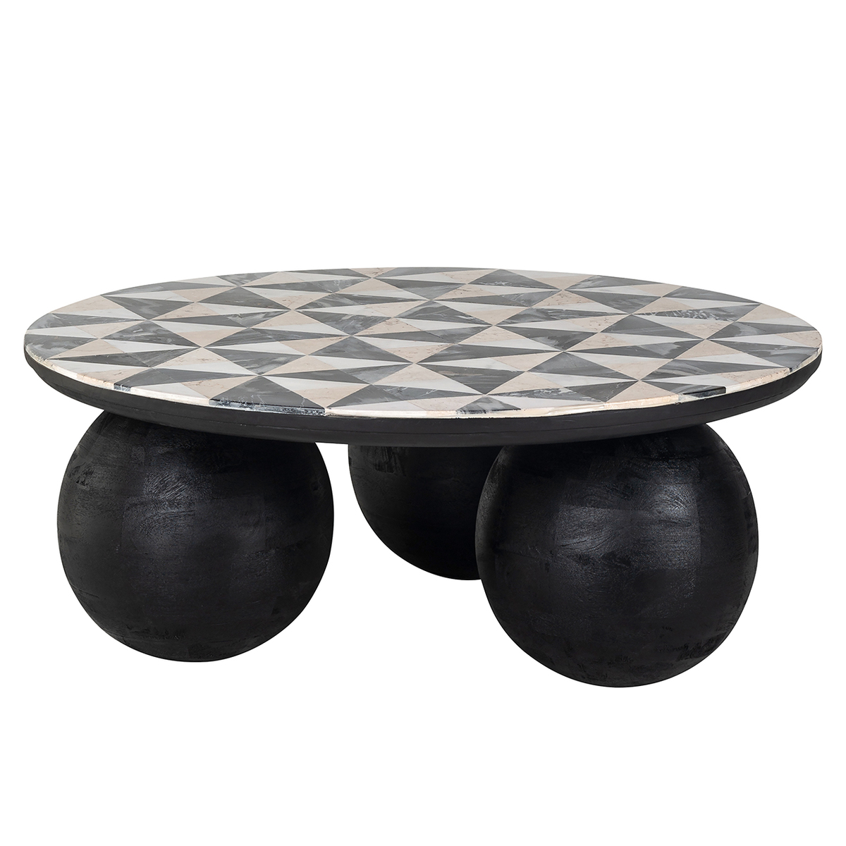 Salontafel Rostelli Zwart - Hout - Richmond Interiors