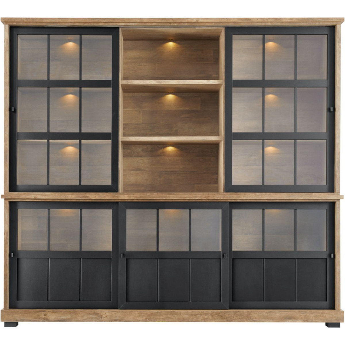 Bergkast Ladonia - Bruin - Hout - Modern - Profijt Meubel