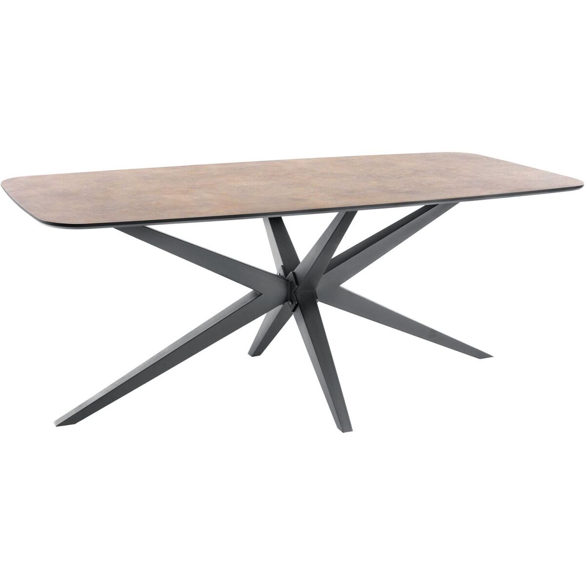 Eetkamertafel Ranea - Bruin - Kunststof - Modern - Profijt Meubel