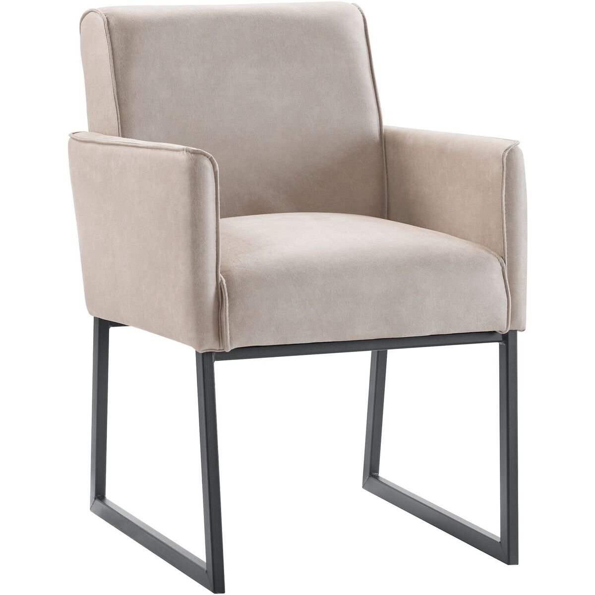Fauteuil Thurso - Armleuning - Grijs - Microleder - Modern - Profijt Meubel