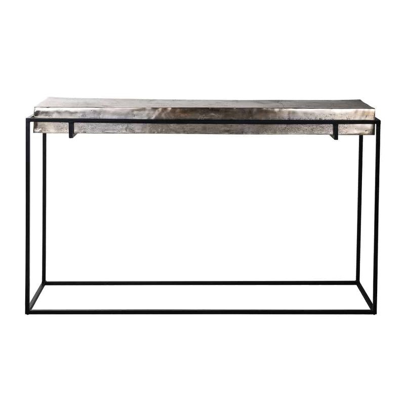 Sidetable Calloway Crème Goud - Aluminium - Richmond Interiors